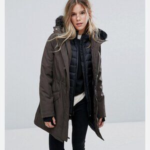 Ugg Adirondack 3-in-1 Parka Coat with Fur-Trim Hood